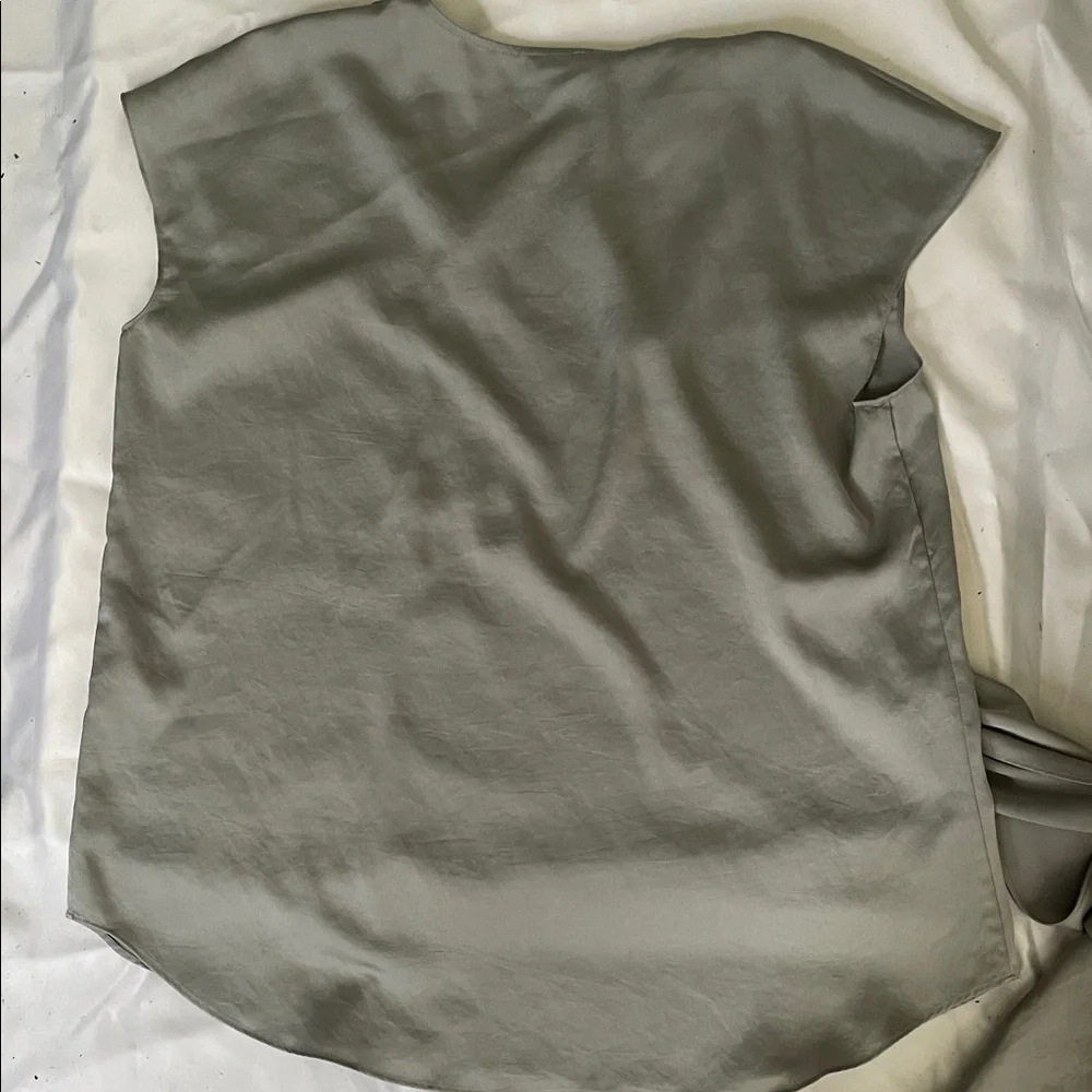 Chico's Soft Gray Blouse - Picture 4 of 4